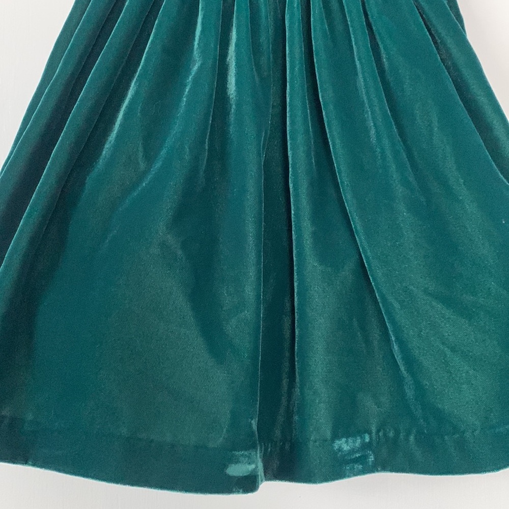 Gymboree Velvety Green Tank Dress 3T - Picture 5 of 13